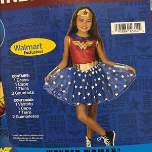 Wonder Woman Kids Costume - Red, Blue, Gold